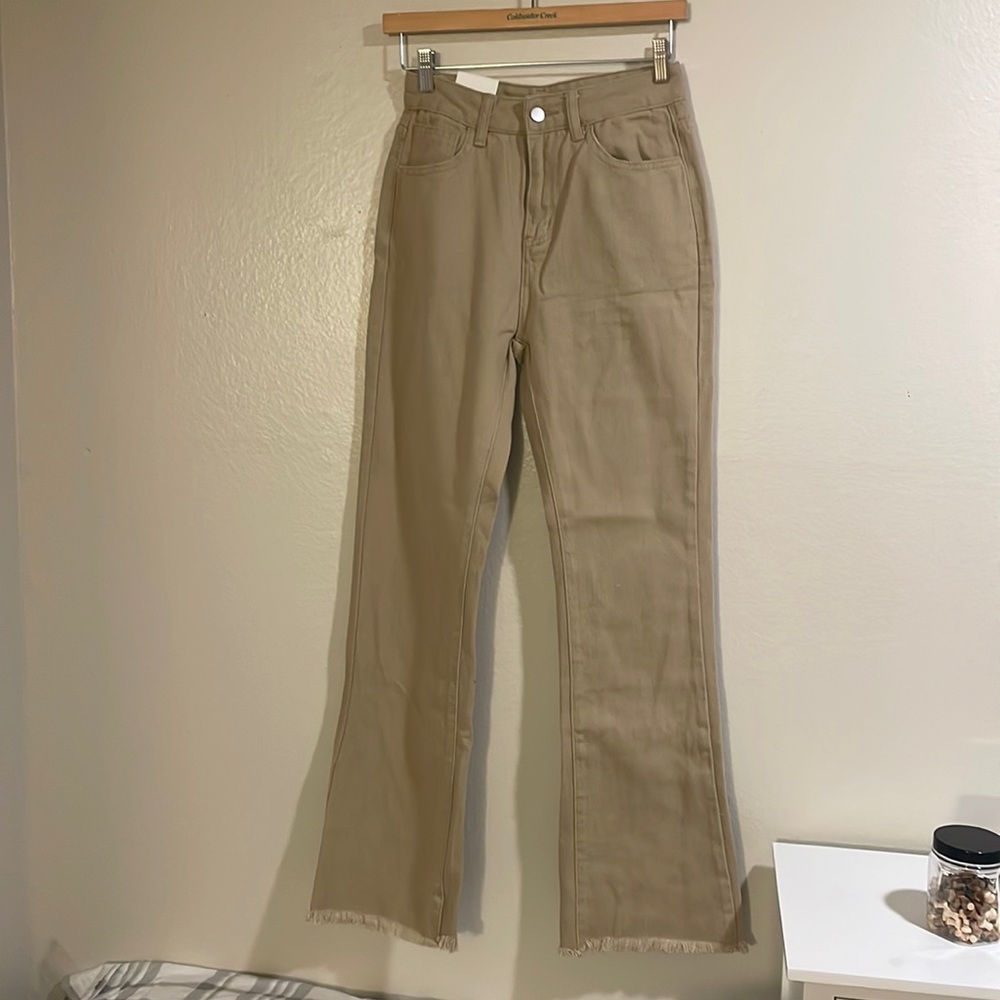 Tan jeans